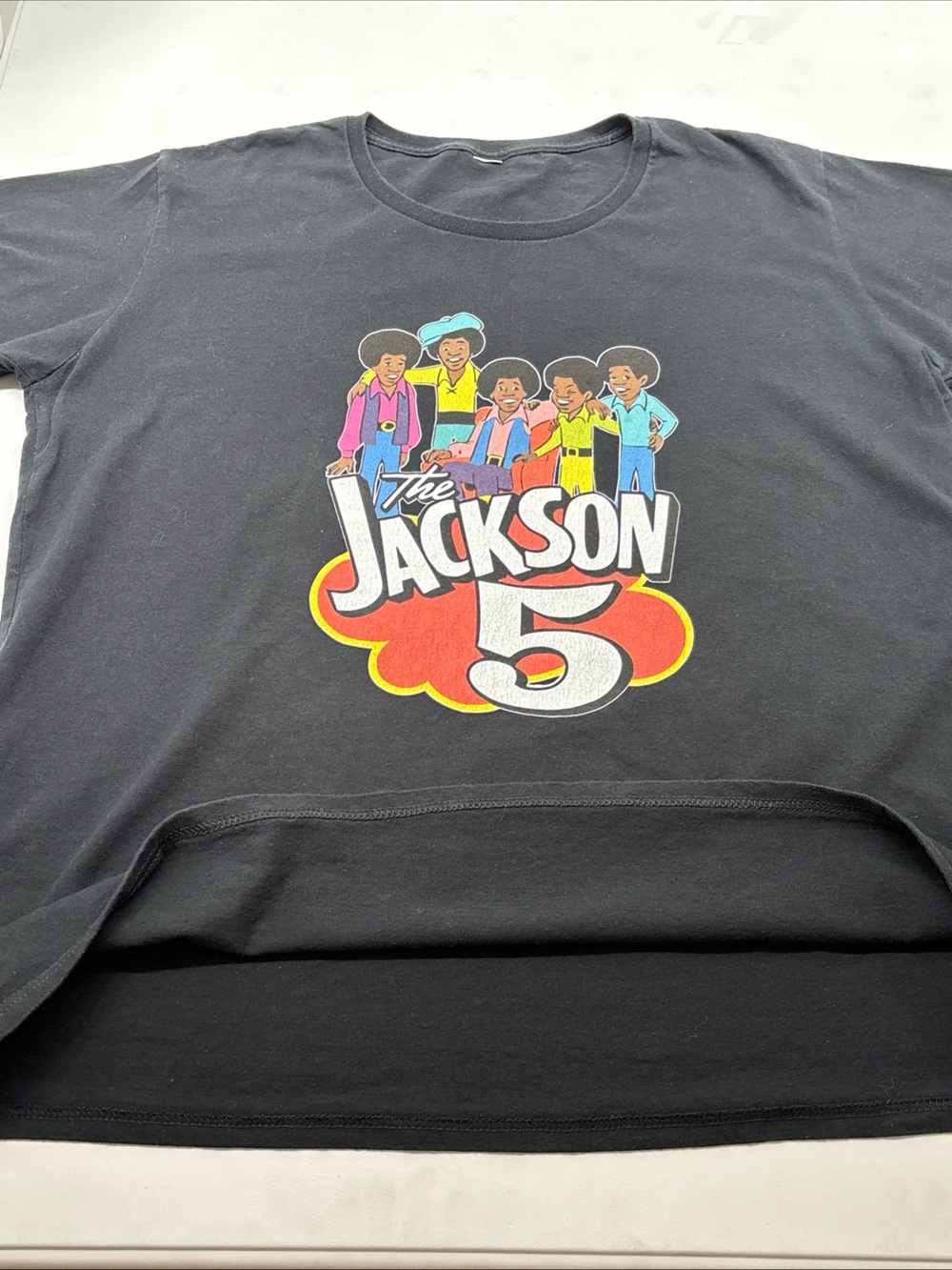 Jackson 5 T-shirt with no size tag fair condition - Picture 6 of 7